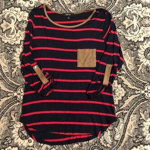 Striped long sleeve shirt